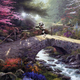 Illustration for article titled Wars On Kinkade combines emStar Wars /emvehicles and Thomas Kinkade landscape paintings